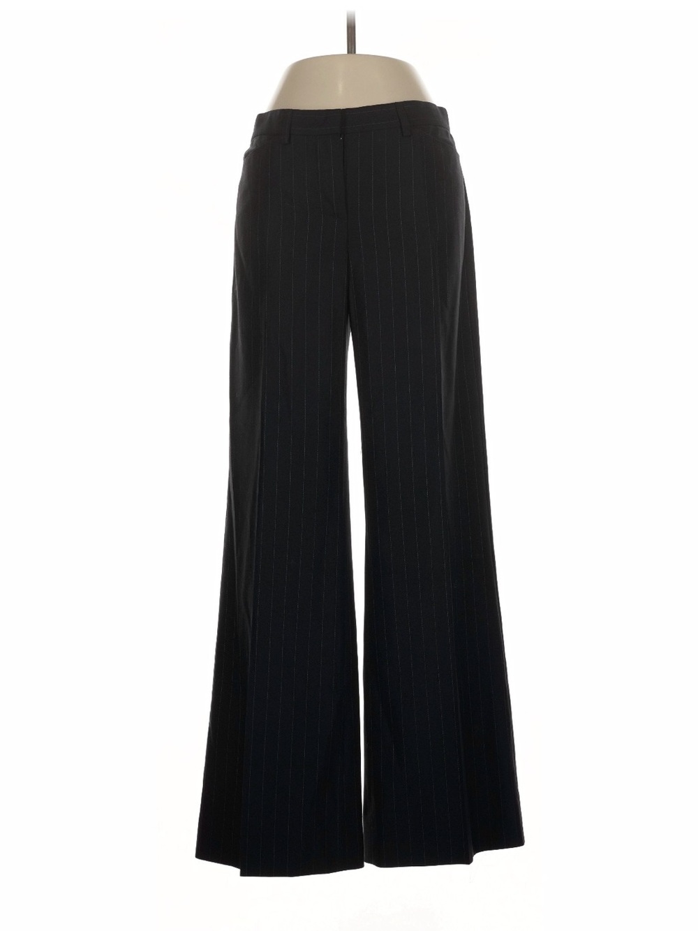 Emporio Armani Flared Pants Striped Black